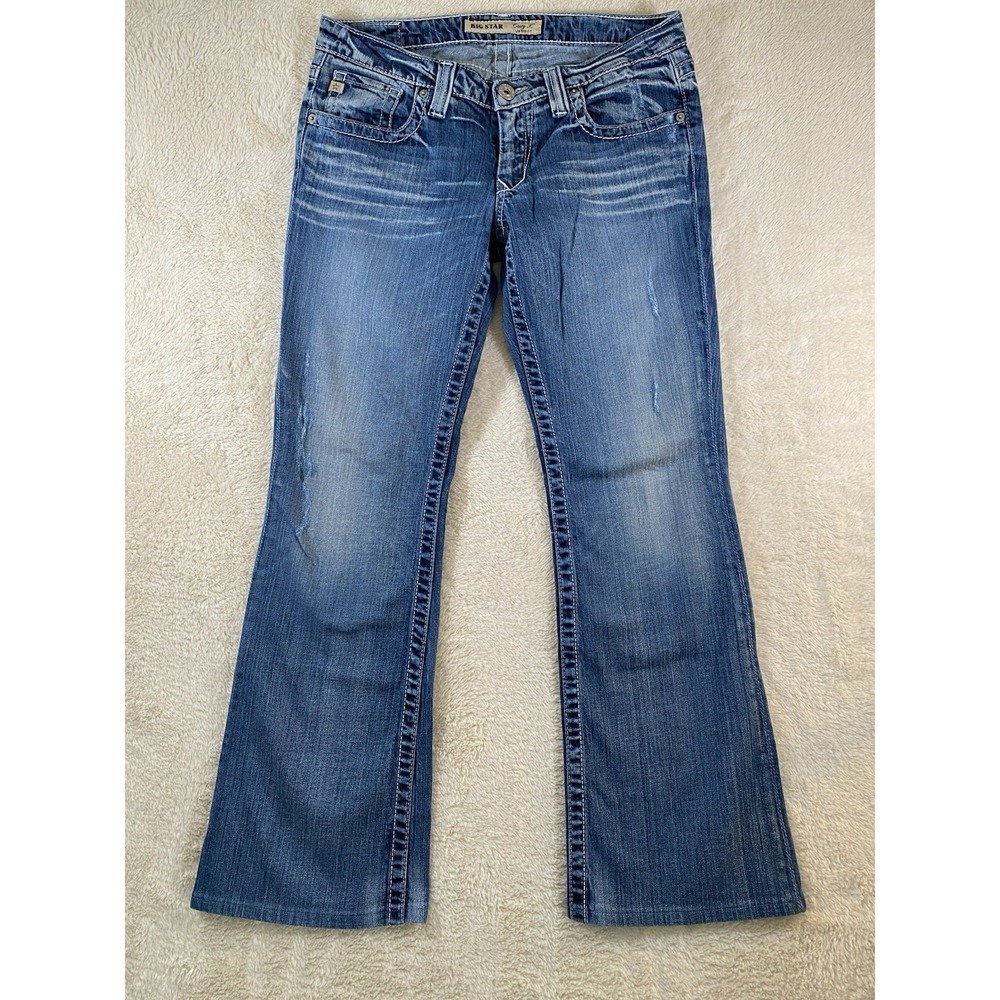 Big Star Casey K Low Rise Women's Bootcut Jeans Size 30R Hemmed